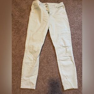 LOFT outlet size 6 light blue button front denim